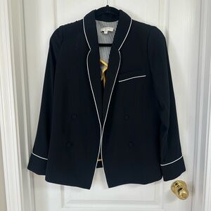 Habitual Black Blazer with White Trim